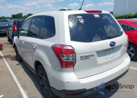 2014 Subaru Forester 2.5I z USA, uszkodzony, nr VIN JF2SJAAC1EH459911